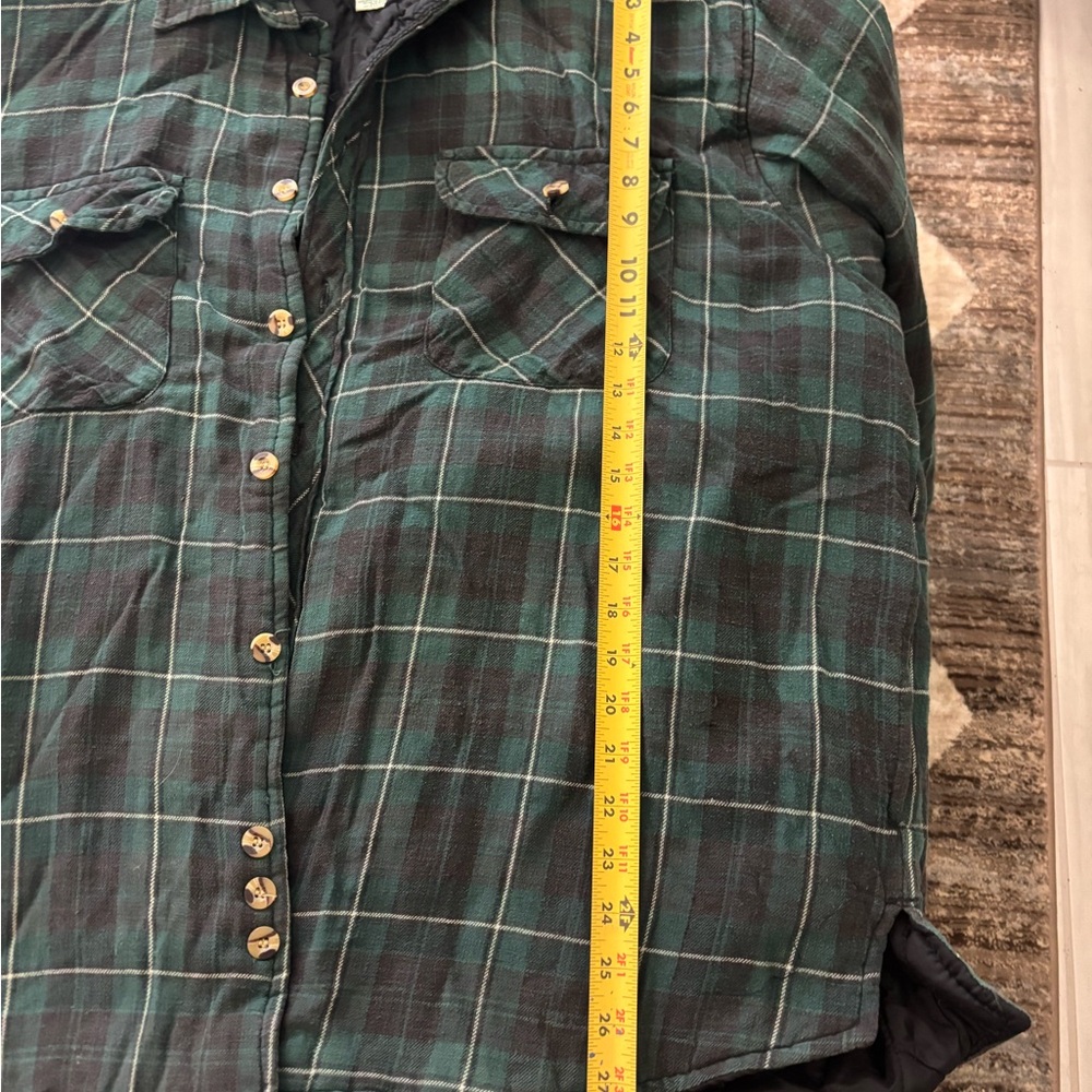 Ozark Trail Forest Plaid Men's Button Down Shirt